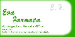 eva harmata business card